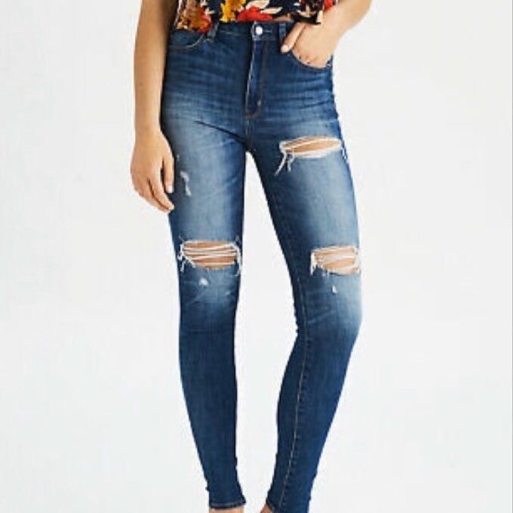 American Eagle Super Super Stretch Super High Rise Jegging